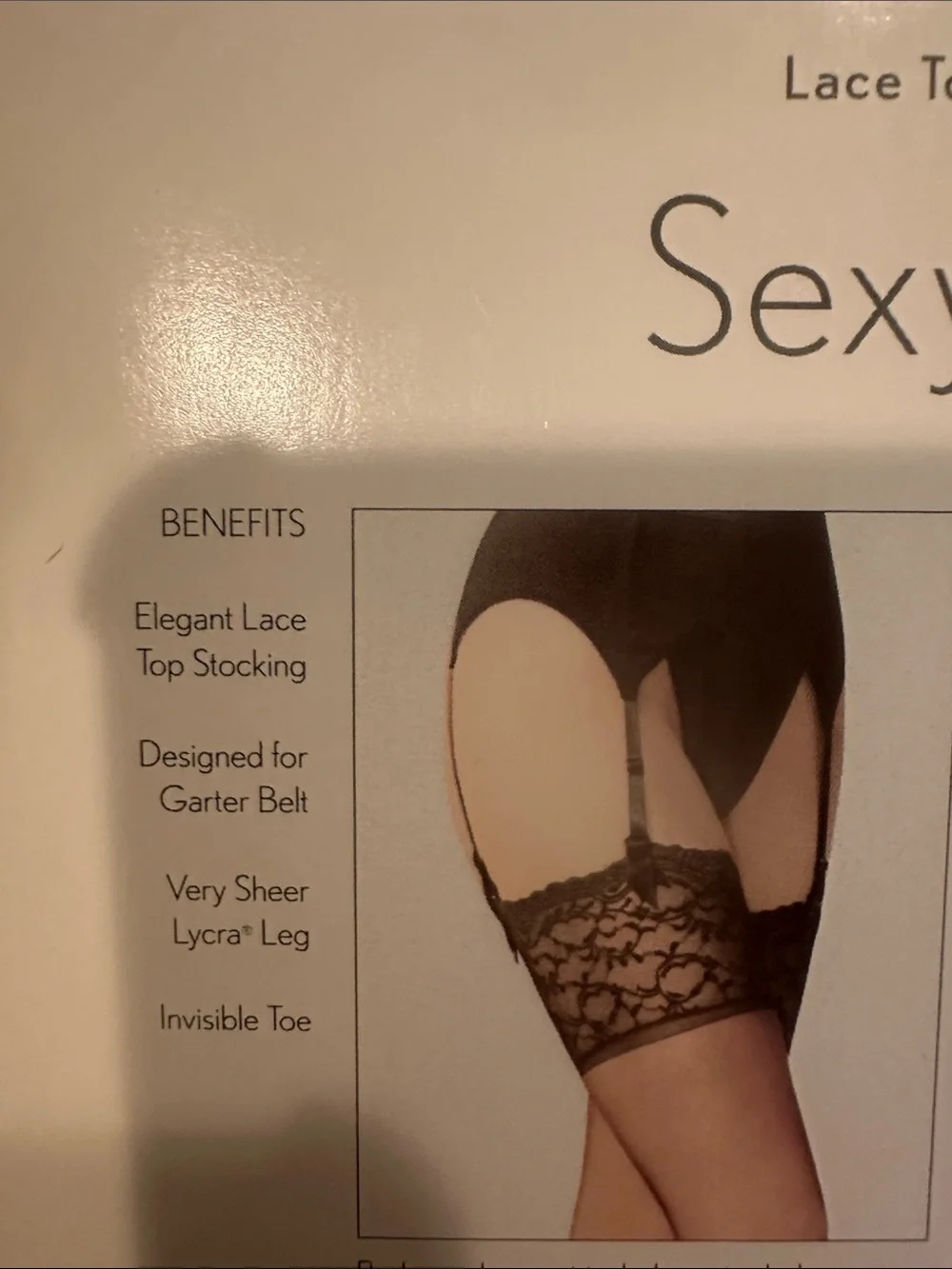 Berkshire Queen Nude Sheer Stockings with Lace Top